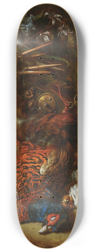 Jan Weenix - Hunting Still Life 8.25 inch art skate deck