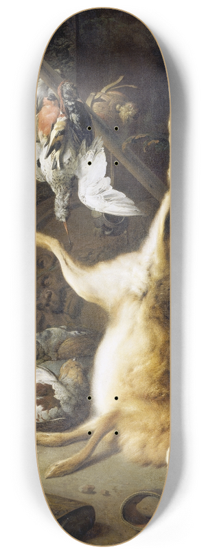 Jan Weenix - Still Life With Dead Rabbit And Birds 8.25 inch art skate deck