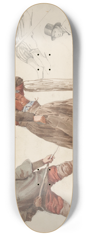 Jan Weissenbruch - Figuurstudies 8.25 inch art skate deck