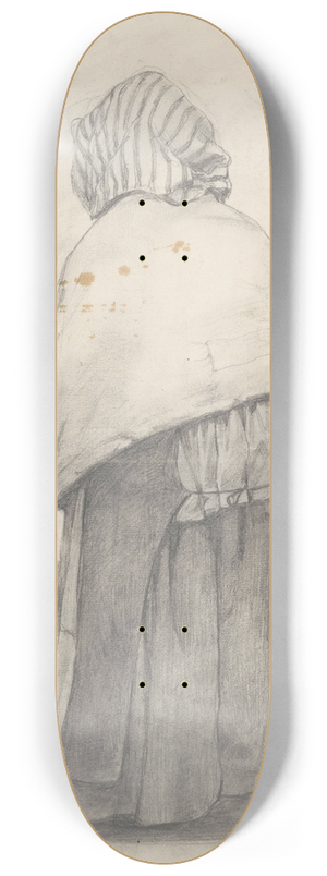 Jan Weissenbruch - Studies van een oude vrouw 8.25 inch art skate deck