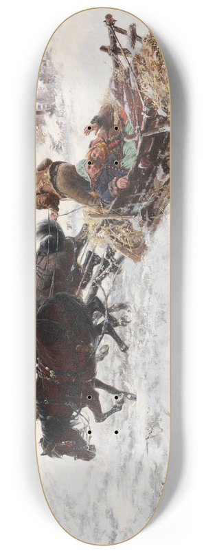 Jaroslav Vn - Lustige Schlittenfahrt 8.25 inch art skate deck
