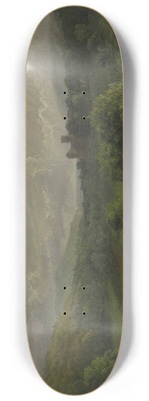 Jasper Francis Cropsey - Lulworth Castle 8.25 inch art skate deck