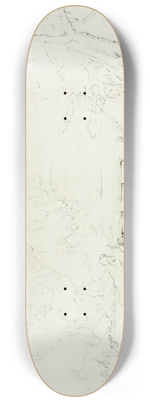 Jasper Francis Cropsey - River Landscape 8.25 inch art skate deck