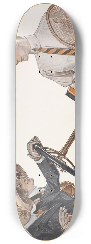 J.C. Leyendecker - Arrow collars & shirts 8.25 inch art skate deck