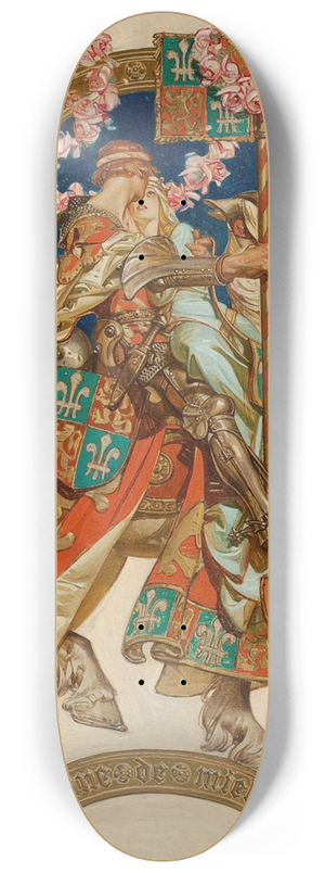 J.C. Leyendecker - Honeymoon 8.25 inch art skate deck