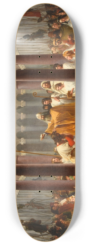 Jean Alaux - Baptme de Clovis 8.25 inch art skate deck