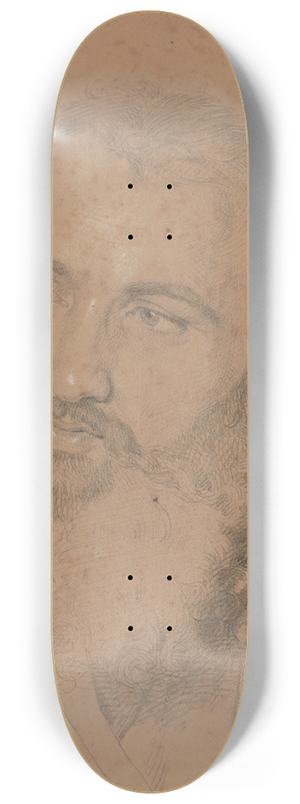 Jean Antoine Verschaeren - Man with Beard 8.25 inch art skate deck