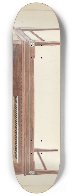 George Loughridge - Piano 8.25 inch art skate deck