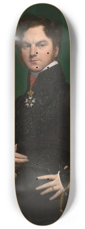 Jean Auguste Dominique Ingres - Amde-David, the Comte de Pastoret 8.25 inch art skate deck