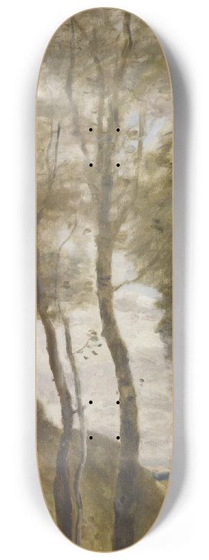 Jean-Baptiste-Camille Corot - Cavalier dans une gorge 8.25 inch art skate deck