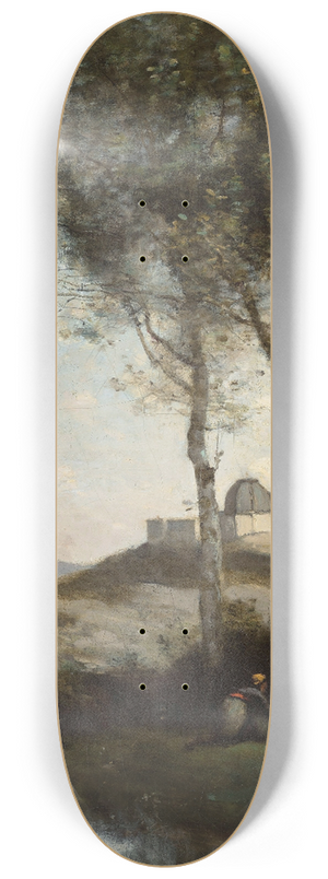 Jean-Baptiste-Camille Corot - Les Dnicheurs Toscans 8.25 inch art skate deck