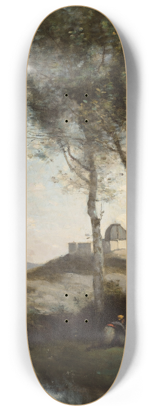 Jean-Baptiste-Camille Corot - Les dnicheurs Toscans 8.25 inch art skate deck