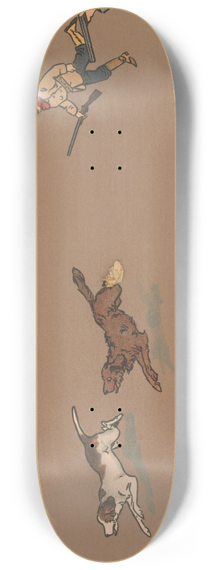 George Markendorff - Rabbit shooting 8.25 inch art skate deck