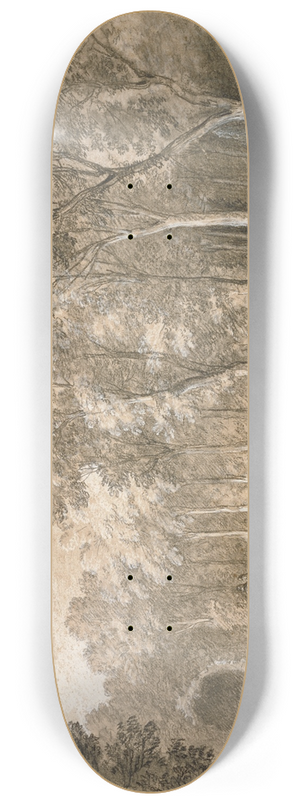 Jean-Baptiste Oudry - Park Scene 8.25 inch art skate deck