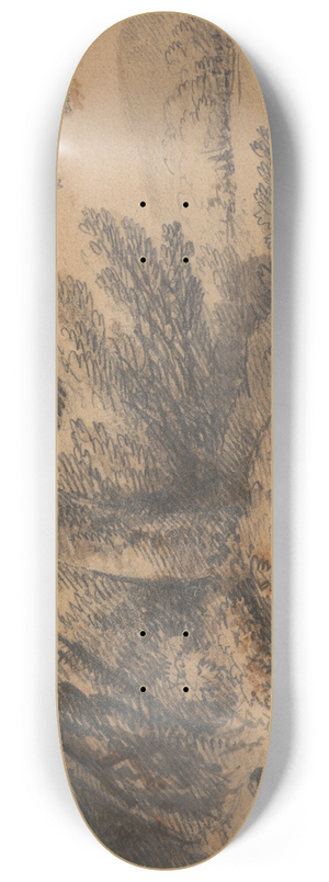 George Morland - Peasants Resting 8.25 inch art skate deck