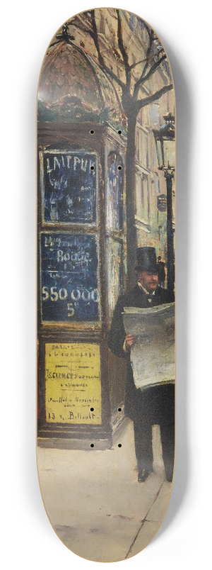 Jean Braud - Les grands boulevards 8.25 inch art skate deck