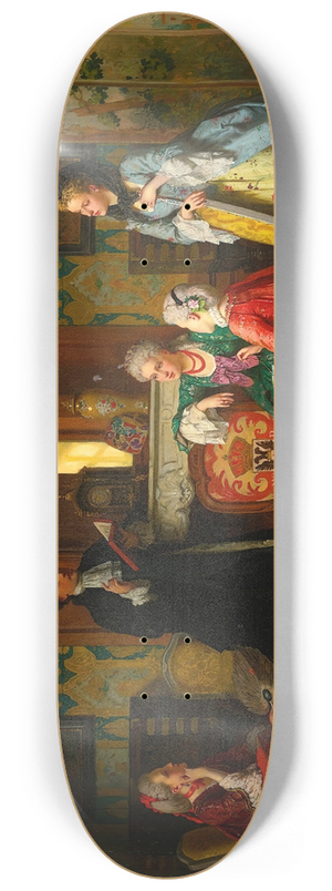 Jean Carolus - A Reading From Molire 8.25 inch art skate deck