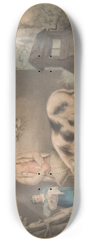 George Morland - The Last Litter 8.25 inch art skate deck George Morland - The Last Litter 8.25 inch art skate deck