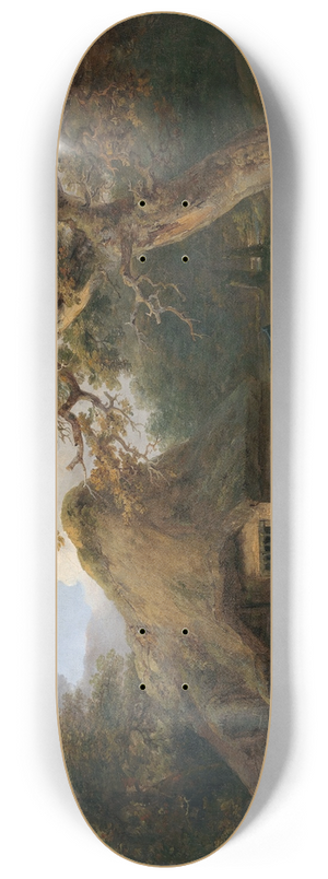 George Morland - The Old Water Mill 8.25 inch art skate deck