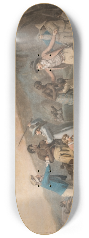 George Morland - The Slave Trade 8.25 inch art skate deck