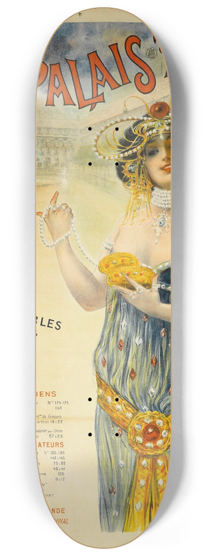 Jean de Paleologue - Visitez  Le Palais Royal 8.25 inch art skate deck
