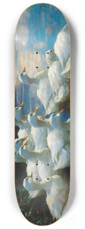 Alexander Koester - Enten am See [Ducks by a lake] 8.25 inch art skate deck
