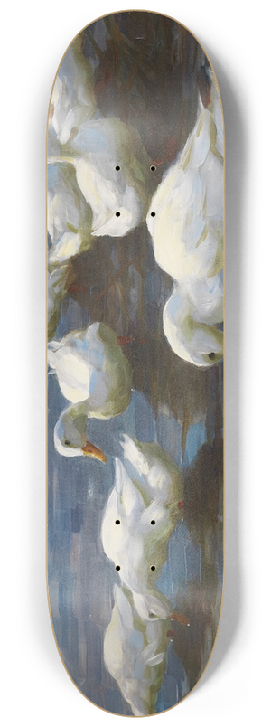 Alexander Koester - Enten am Seeufer 8.25 inch art skate deck
