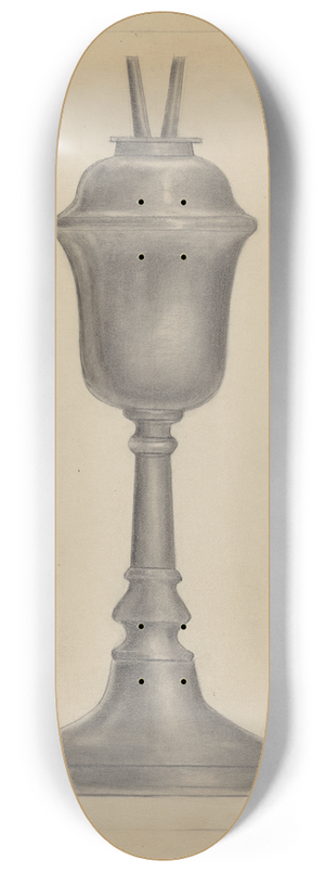 George Nelson - Lamp 8.25 inch art skate deck