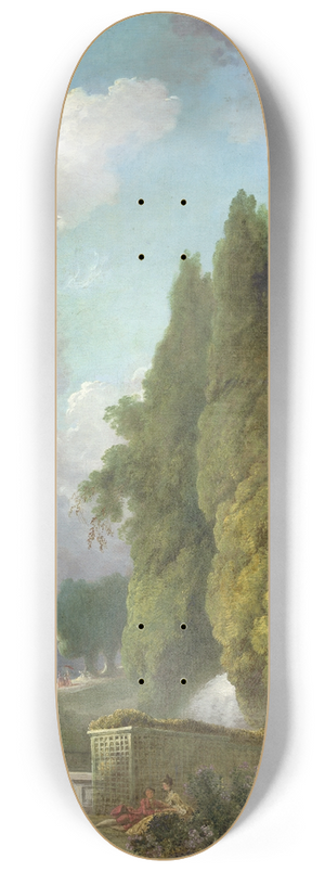 Jean-Honor Fragonard - Blindmans Buff 8.25 inch art skate deck