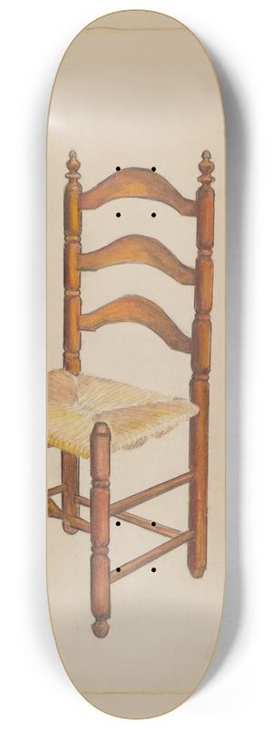 George Nelson - Straw Bottom Chair 8.25 inch art skate deck