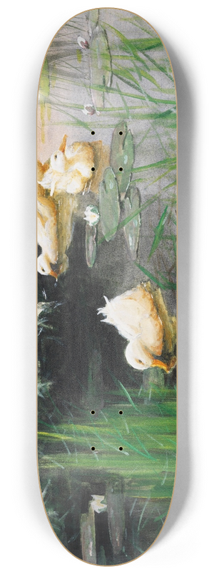 Alexander Koester - Enten im Seerosenteich 8.25 inch art skate deck