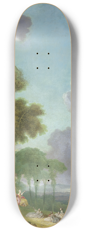 Jean-Honor Fragonard - The Swing 8.25 inch art skate deck