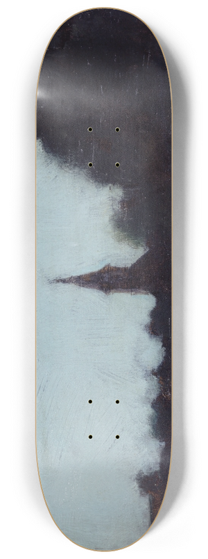 Jean-Jacques Henner - Paysage dAlsace, le clocher de Bernwiller 8.25 inch art skate deck