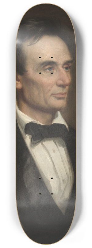 George Peter Alexander Healy - Abraham Lincoln 8.25 inch art skate deck