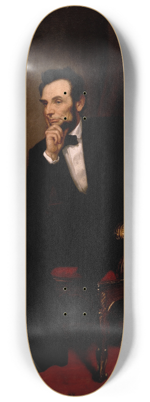 George Peter Alexander Healy - Abraham Lincoln 8.25 inch art skate deck