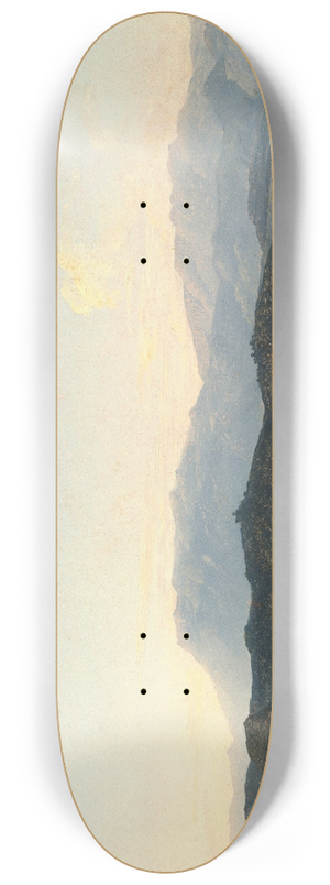 Jean-Joseph-Xavier Bidauld - The Sabine Mountains 8.25 inch art skate deck