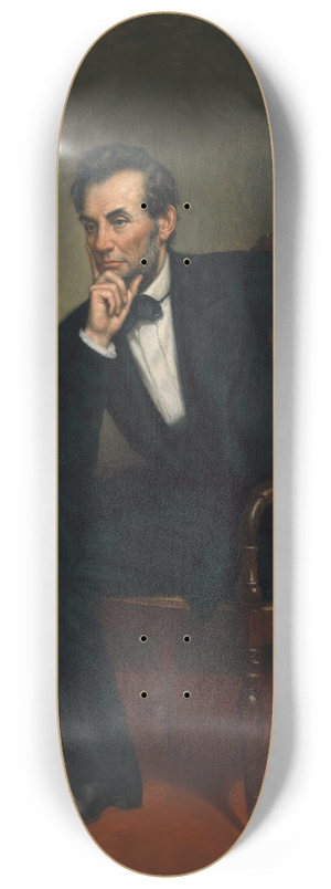 George Peter Alexander Healy - Abraham Lincoln 8.25 inch art skate deck