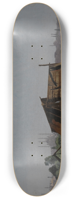 Jean-Lon Grme - An Encampment before Constantinople 8.25 inch art skate deck