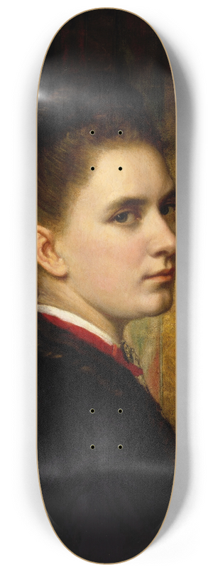George Peter Alexander Healy - Portrait of Maria Healy, the Artists Daughter 8.25 inch art skate deck