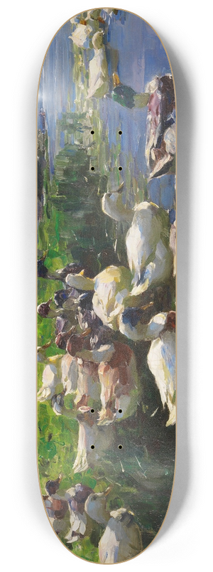 Alexander Koester - Enten (Seelandschaft) 8.25 inch art skate deck
