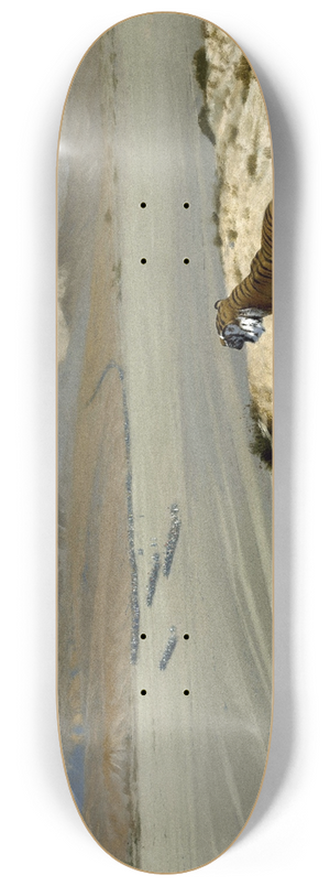 Jean-Lon Grme - Tiger on the Watch 8.25 inch art skate deck