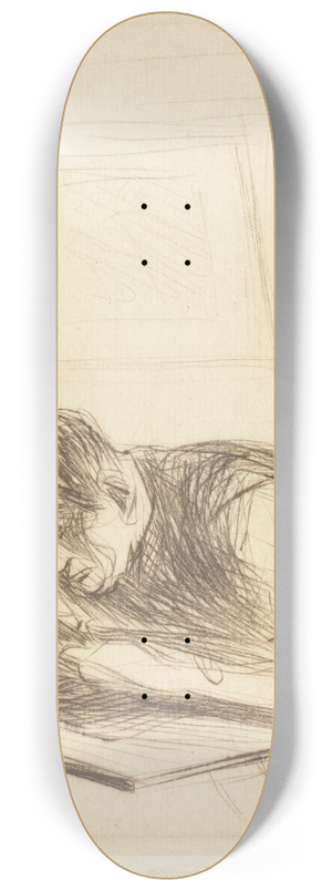 Jean-Louis Forain - Forain Etching (first plate) 8.25 inch art skate deck