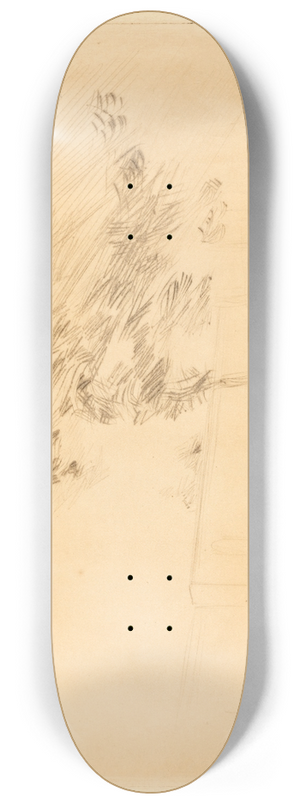 Jean-Louis Forain - In the Park at Versailles (first plate) 8.25 inch art skate deck