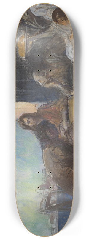 Jean-Louis Forain - The Supper at Emmaus 8.25 inch art skate deck