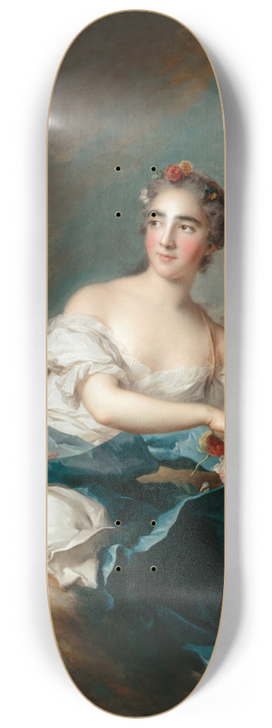 Jean-Marc Nattier - The Countess de Brac as Aurora 8.25 inch art skate deck