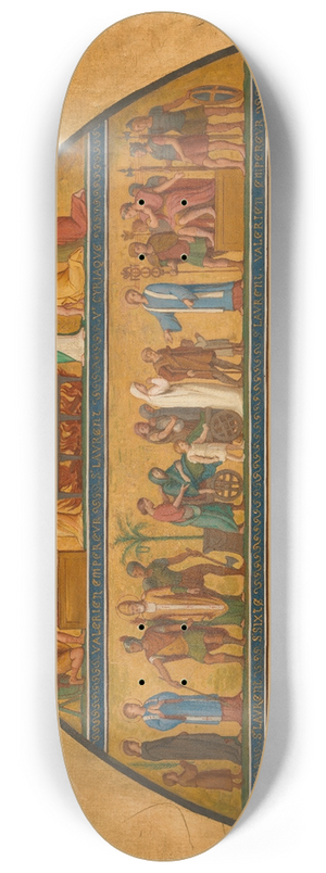 Jean-Paul-Etienne Balze - La vie de Saint-Laurent 8.25 inch art skate deck