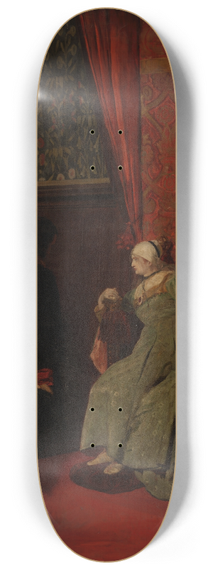 Jean-Paul Laurens - Columbus before Isabella 8.25 inch art skate deck