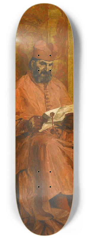 Jean-Paul Laurens - Le Cardinal 8.25 inch art skate deck