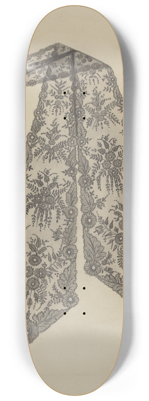 Jean Peszel - Lace Cravat 8.25 inch art skate deck