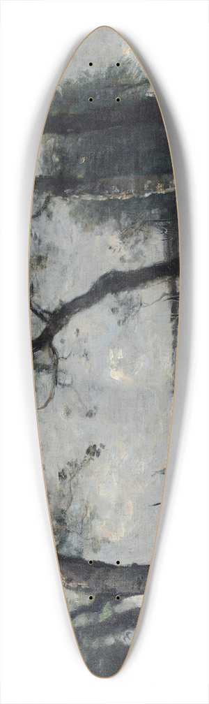 Jean-Baptiste-Camille Corot - Honfleur 39.3 inch art pintail longboard deck